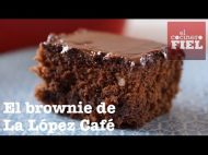 El brownie de La López Café