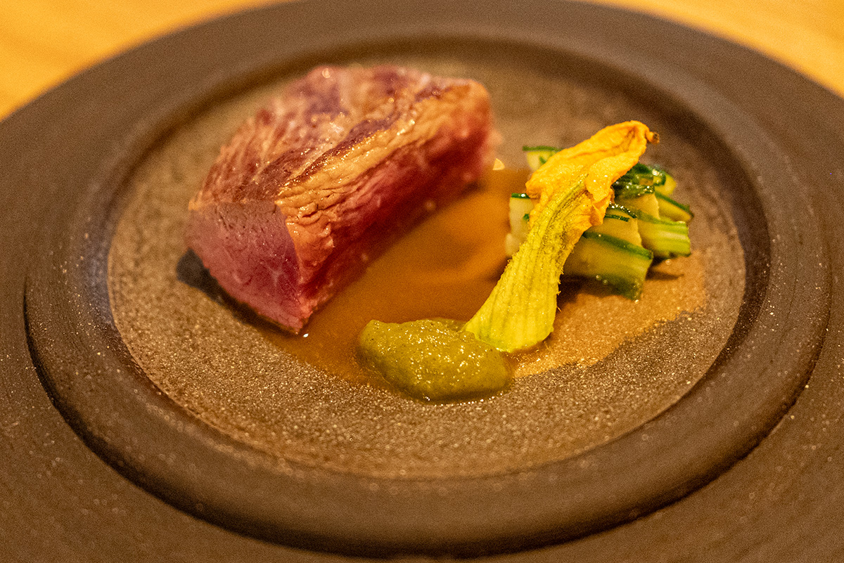 Presa ibérica en Restaurante Gurí Barcelona